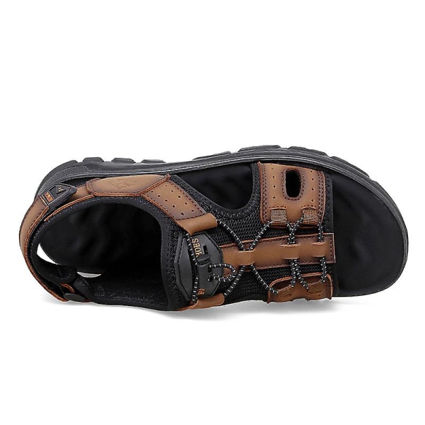 Herrtofflor Sandaler Halkfria strandskor 2C221180 Brown 39