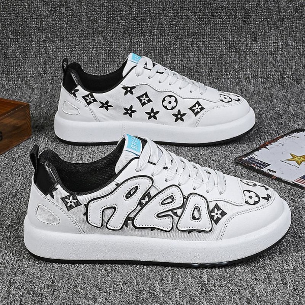 Herrskor Mode Sportskor Halkfria Casual Skor l10 Black 42