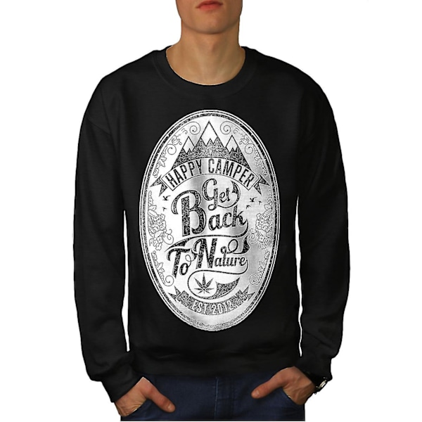 Get Back To Nature Men Blacksweatshirt M