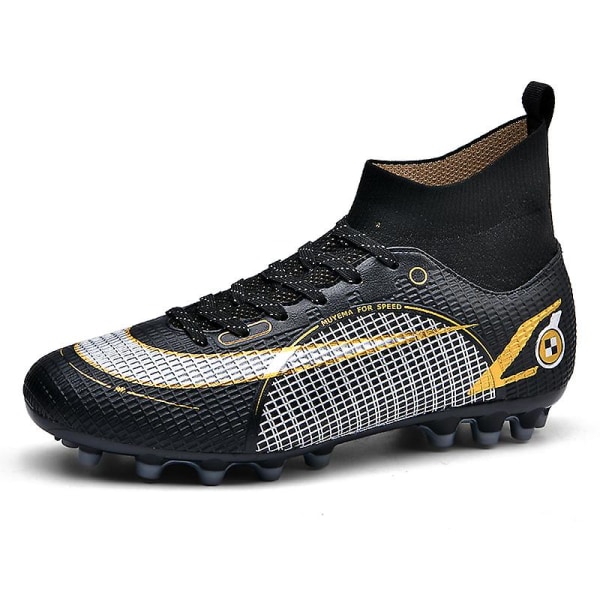 Fotbollsskor dam Spikes Fotbollsskor för ungdomar Stövlar Atletisk Sneaker 3C2588GA Black 35