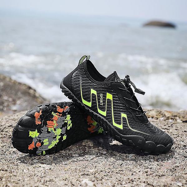 Herr River Walking Shoes Water Shoes Quick Drying River Sea Water Sneakers 89 Black 46
