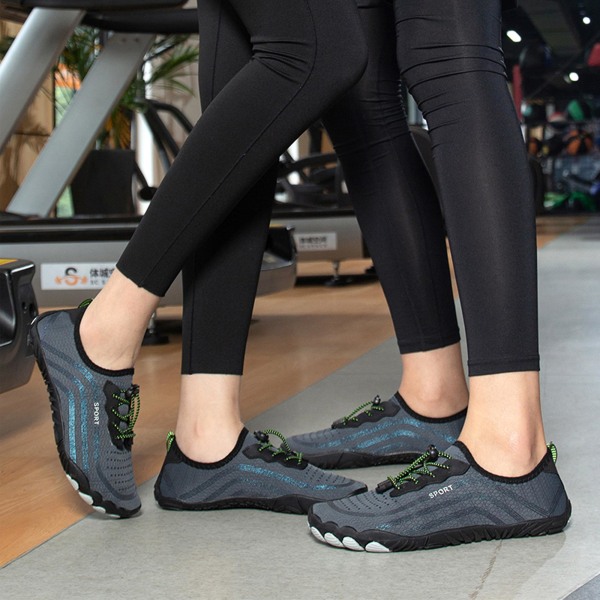Män Aqua Skor Barfota Simskor Dam Sport Skor Vatten Sneakers 228 Green 36