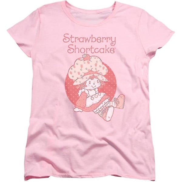 Strawberry Shortcake Sittande T-shirt för kvinnor S