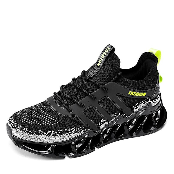 Herrsneakers Löpartennisskor Lättviktsventilerande Sport Athletic 3Da13 Black 41