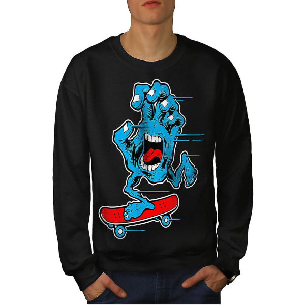 Skateboard Monster Men Blacksweatshirt XXL