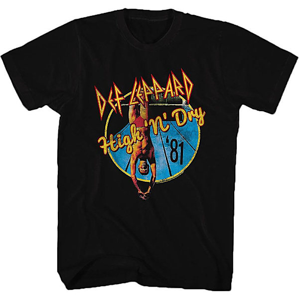 High N Dry Def Leppard T-shirt S