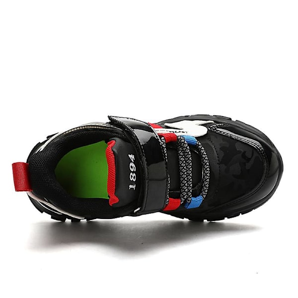 Sneakers för barn Andas Pojkar Flickor Löparskor Mode Sportskor 3As2203 Black 34