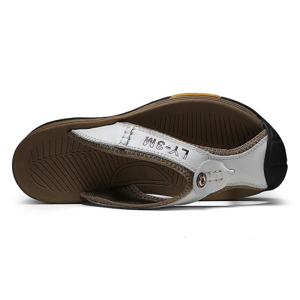 Herrtofflor Kohud Flip-Flop sandaler 1F7223 White 45