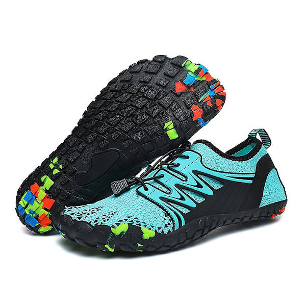 Vattenskor för män Quick Dry River Sea Aqua Sneakers River Walking Shoes Beach Shoes 22 Blue 43