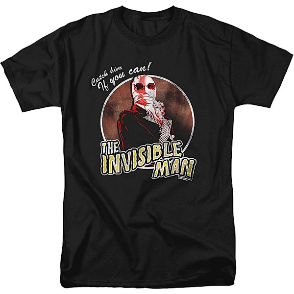 Catch Him If You Can Invisible Man T-shirt XXXL