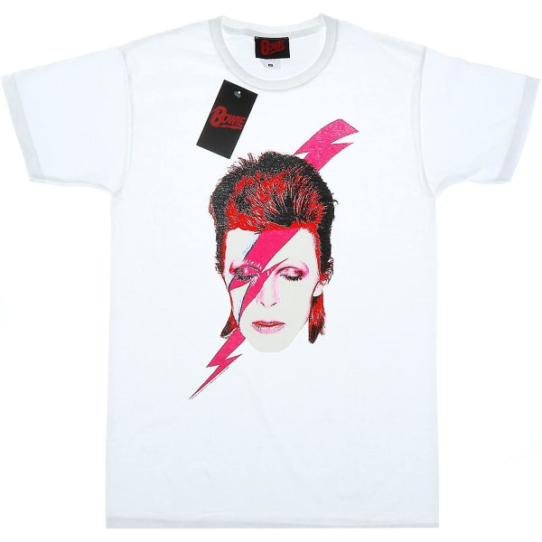David Bowie Aladdin Sane Lightning Bolt T-shirt för män Large