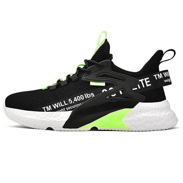 Herr Dam Sneakers Andas löparskor Mode Sportskor Yja203 WhiteGreen 45