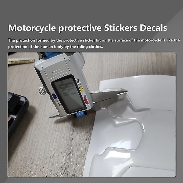 Z900 Plaza Edition 2024 Motorcykel Tank Pad Protector Passer til Kawasaki Z 900 Es 2017-2023 Transparent fiskebensmærkat A-03