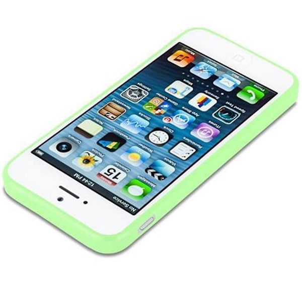 iPhone 5 / 5S / SE 2016 Hülle Handy Cover TPU case - Matta Farben CANDY PASTEL GREEN iPhone 5/5S/SE 2016