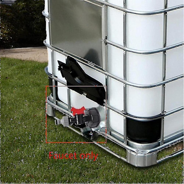 S60x6 Ibc Vesisäiliö 1000l Ton ämpärikytkinliitin Puutarhaletkuliitin (vain hana KqO yfr