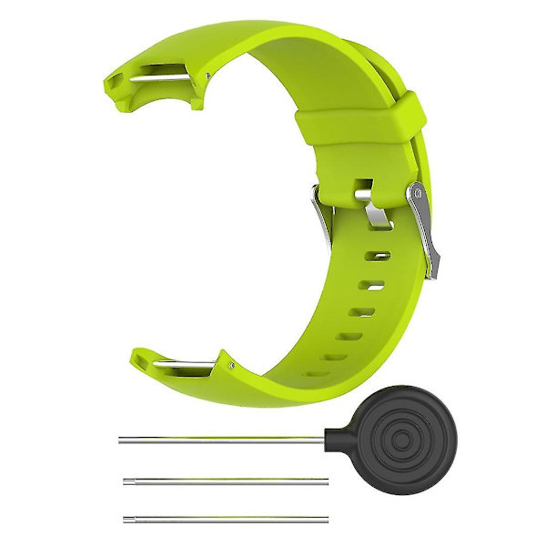 Silikone armbåndsurrem til Garmin Approach S3 Green