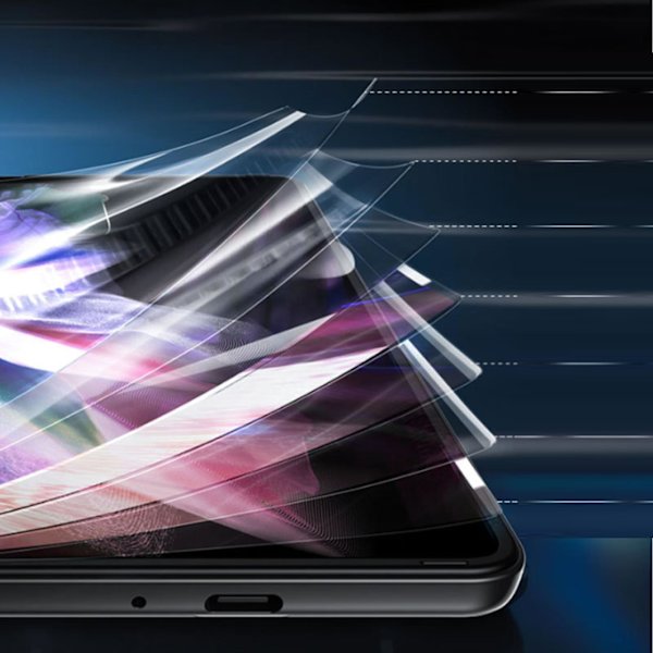 Samsung Galaxy Z Fold 5 Näytönsuojalle, Joustava Sisäinen Näytön Suojakalvo + Takana Näytönsuoja + Sivu Näytönsuoja Z Fold 5 tarvikkeet 1 pcs