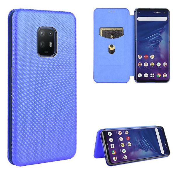 Til Fujitsu Arrows 5g (f-51a) læderetui Blue