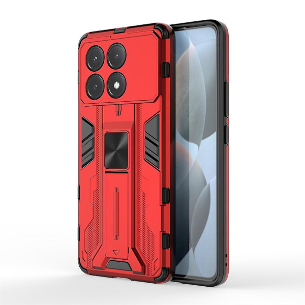 Supersonic Armor phone case för Xiaomi Poco X6 Pro Red