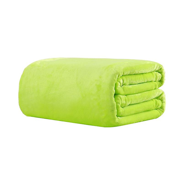 Peitto Pehmeä Lämmin Flanelli Peitot Vuodevaatteet talveksi Green