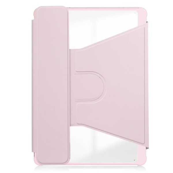 Samsung Galaxy Tab A9+ 360 Rotation läpinäkyvälle älykkäälle case näppäimistöllä Pink