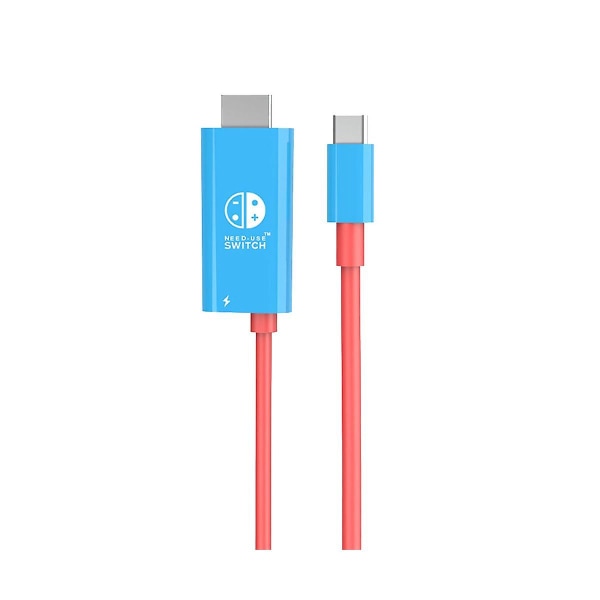 För Switch Adapter Kabel Typ C Till -kompatibel Kabel Väggladdare Switch USB C Hub För red  blue