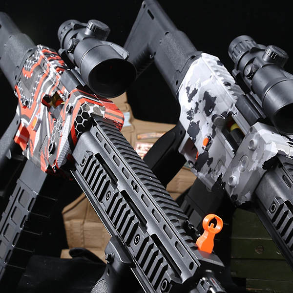 Realistisk leksakspistol för Nerf Guns Dart Automatisk prickskyttegevär med skop, 100 och ny