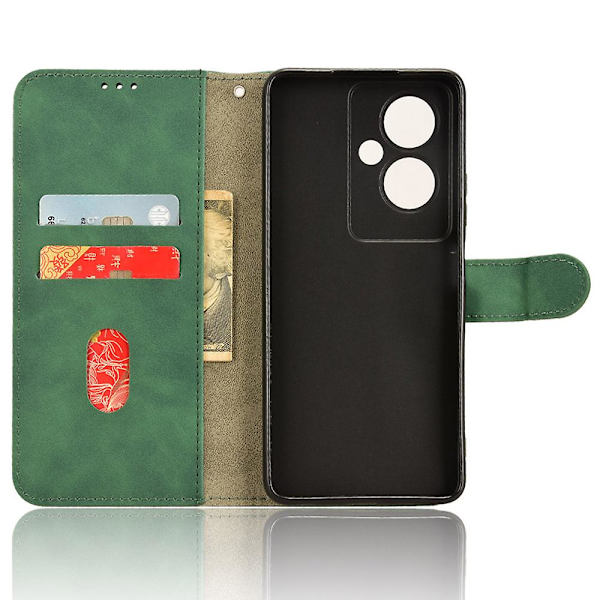 För Oppo A79 5g / A2 5g Case Stativ Plånbok Telefon Cover Green