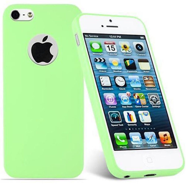 iPhone 5 / 5S / SE 2016 Hülle Handy Cover TPU case - Matta Farben CANDY PASTEL GREEN iPhone 5/5S/SE 2016