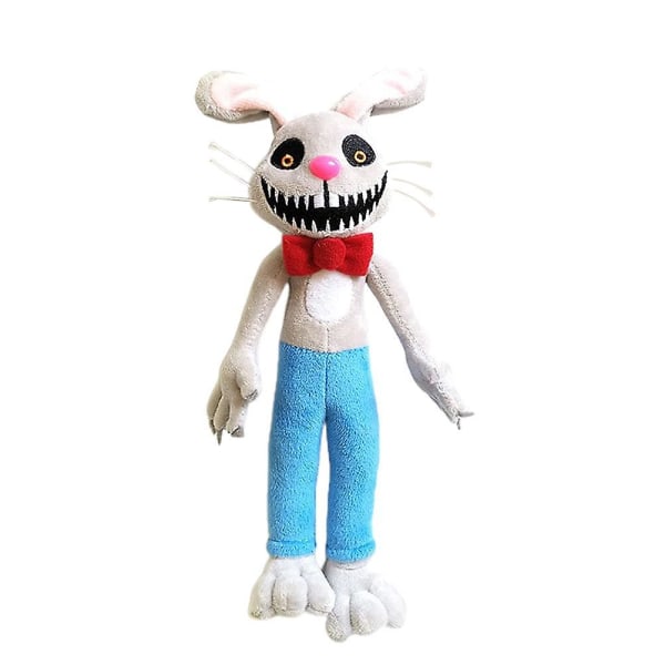 Mr.hopp's Playhouse Plys Scary Bunny Doll Blød plyspude Halloween julegave til spilfans og børn blue