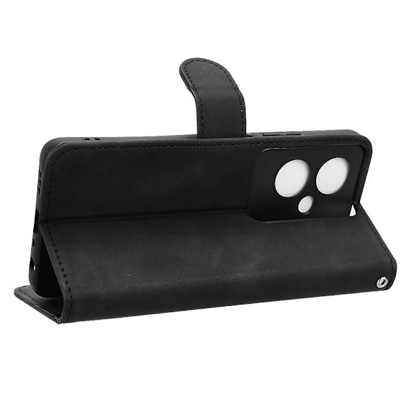 Til Oppo A79 5g / A2 5g Case Stand Wallet Phone Lædercover Black