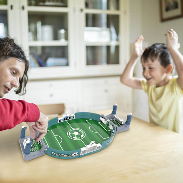 Fodboldbord interaktivt spil Bordfodbold brætspil Fodboldbanelegetøj To-personers interaktivt katapultspil