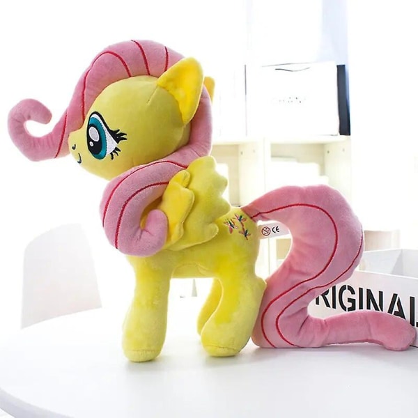 22- 40 cm My Little Pony Toy Fylld Plysch Pinkie Pie Rainbow Dash Film & Tv Unicorn Toys Vänskap är magic för tjejer Presenter Fluttershy 22cm