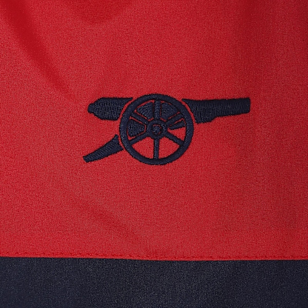 Arsenal FC Boys Jacka Dusch Windbreaker Barn OFFICIELL Fotbollspresent Red 2-3 Years