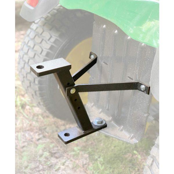 Släpfordon för gräsklippare, Trädgårdstraktor Släpvagnskoppling, Solid Iron Construction, Kompatibel med John Deere Ariens Cub Cadet Poulan Pro Husky Husq