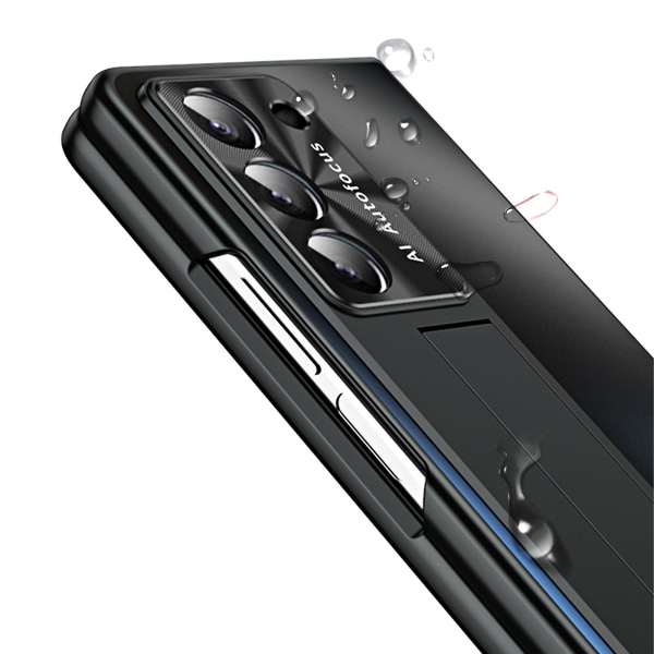 Galaxy Z Fold 5-etui med S Pen og S Pen-åbning, indbygget skærmbeskytter og stativ til Samsung Galaxy Z Fold 5-etui purple