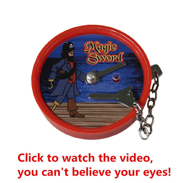 Trick legetøj til børn Funny Magic Pirate Box Secret Box Relief Stress Supplies Red