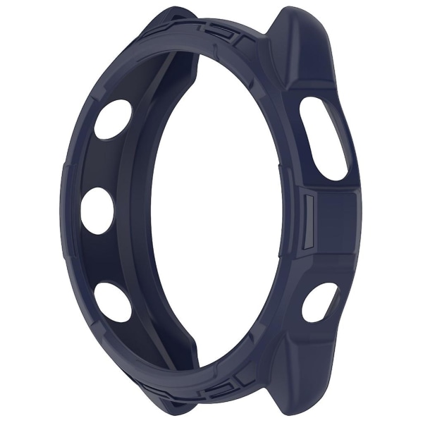 Stötsäker Bumper-case Cover Sleeve För Garmin-forerunner 965 skärmskydd Midnight blue