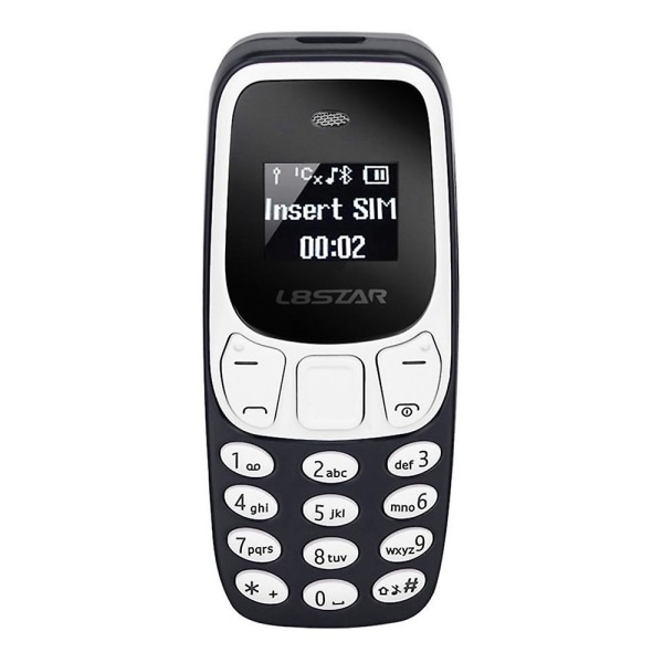 Bm70 Mini Small Gsm -matkapuhelimen Bluetooth Dialer -matkapuhelinkuuloke 1 Black