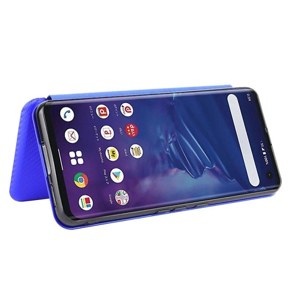 Til Fujitsu Arrows 5g (f-51a) læderetui Blue