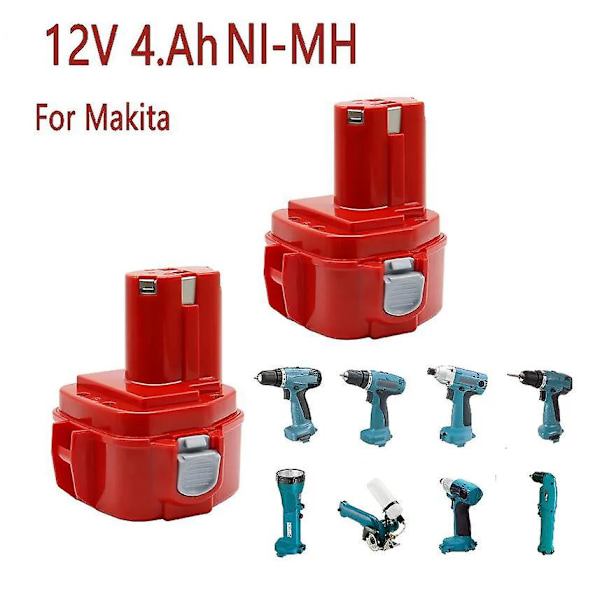 4,0ah udskiftningsboreværktøj batteri til Makita 12v Pa12 1220 1222 1233 1233s 1234 1235 Skruetrækker batteri 1 pack battery 4.0Ah