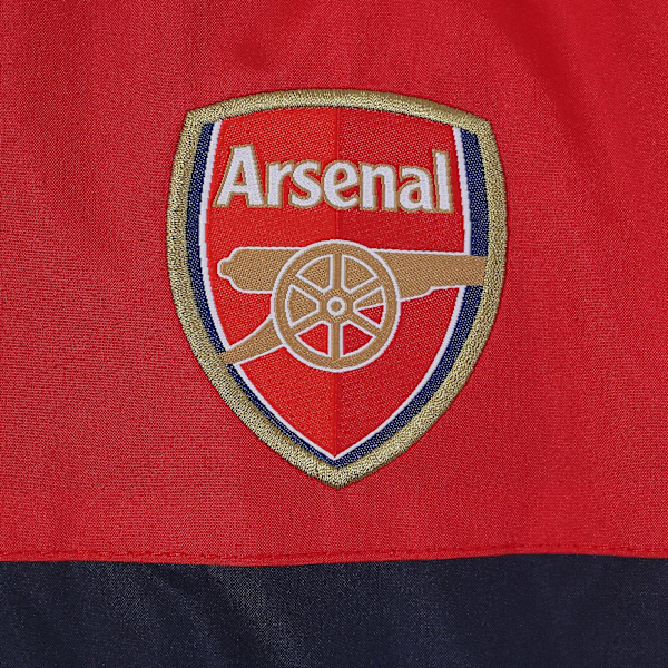 Arsenal FC Boys Jacka Dusch Windbreaker Barn OFFICIELL Fotbollspresent Red 2-3 Years