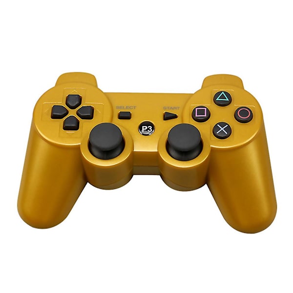 Til Ps3 Wireless Bluetooth 30 Controller Game Handle Remote Gamepad Stock Gold