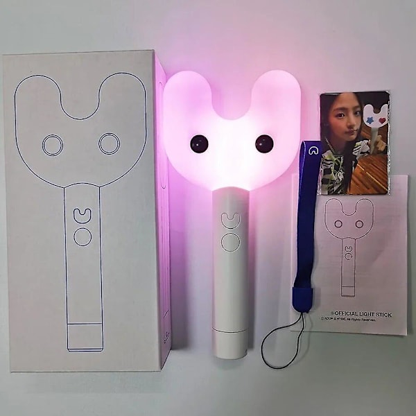 Ny Kpop Newjeanss Lightstick med Bluetooth handlampa Gidle Konsert Hiphop Party Nj Light Stick Fluorescent Collection Leksaker No Bluetooth