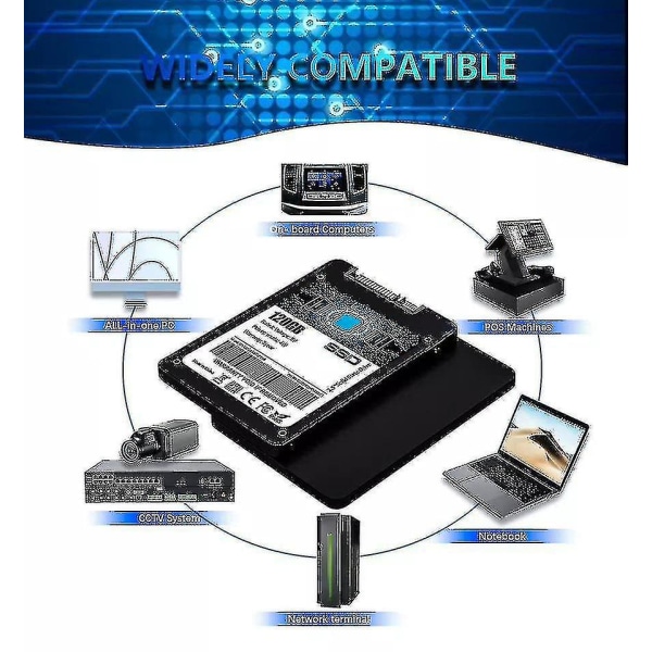 2,5 tommer Sata 3 Ssd 4tb Ssd-drev 120gb 128gb 240gb 256gb 360gb 512gb 1tb 2tb 4tb Disco Duro Laptop Ssd-drev 120GB