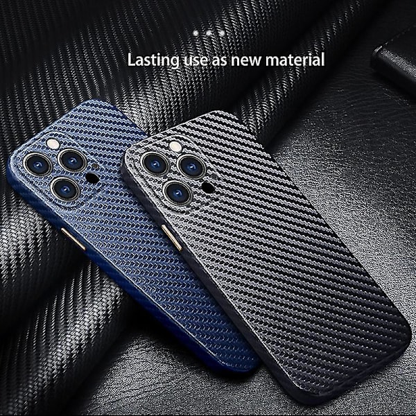 Cover i kolfiber till Iphone 13 Mini Black