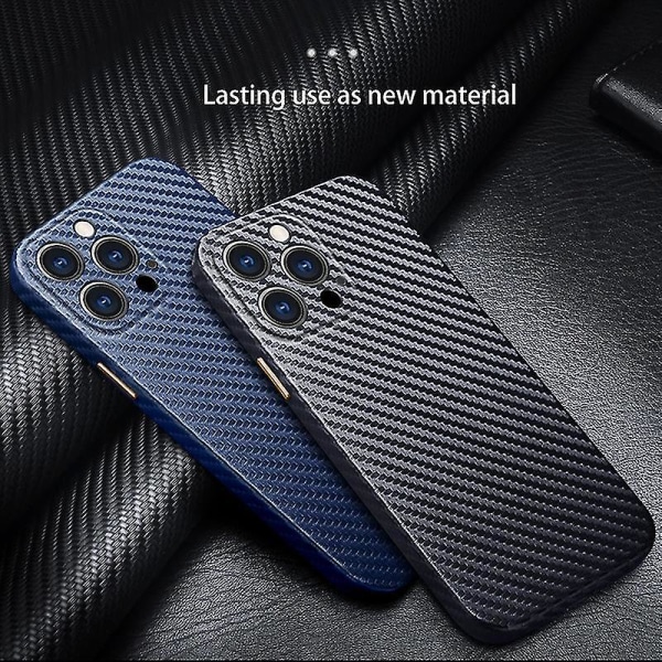 Cover i kolfiber till Iphone 13 Mini Sapphire Blue