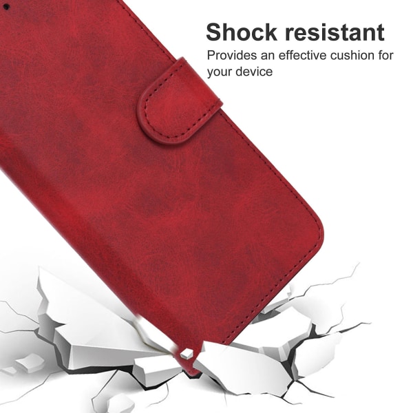 Nahkainen phone case LG V30+:lle Red