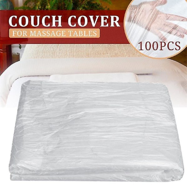 100 st/ set Cover för massagebord Engångsfilm Cover Enkel rengöring Behandling Vaxskydd