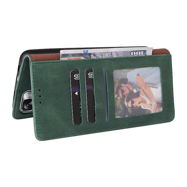 Xiaomi Poco X3 Pro / X3 Nfc Ring Kickstand Card Wallet Tpu phone case Blue
